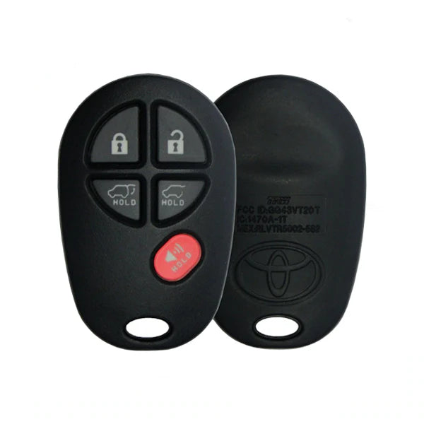 2007-2012 Toyota Highlander / 4-Button Keyless Entry Remote / PN: 89742-0W020 / GQ43VT20T / OEM REFURB 2007-2012 Toyota Highlander / 4-Button Keyless Entry Remote / PN: 89742-0W020 / GQ43VT20T / OEM REFURB